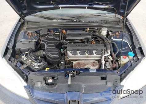 2004 Honda Civic Lx из США, поврежденный, VIN 2HGES16504H526334